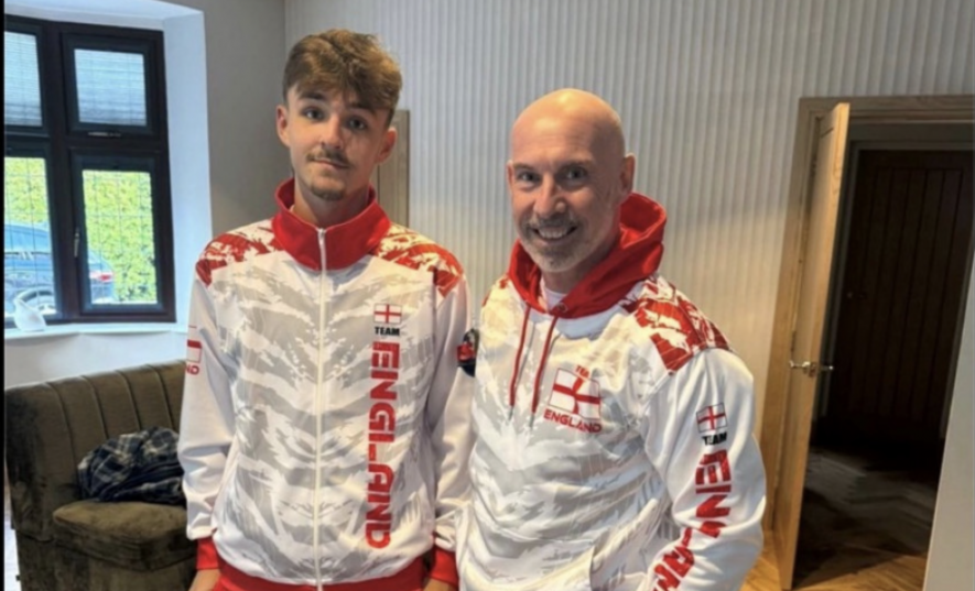 Will Parkinson is off to Madrid with his dad next month as a part of the England Fight Team.