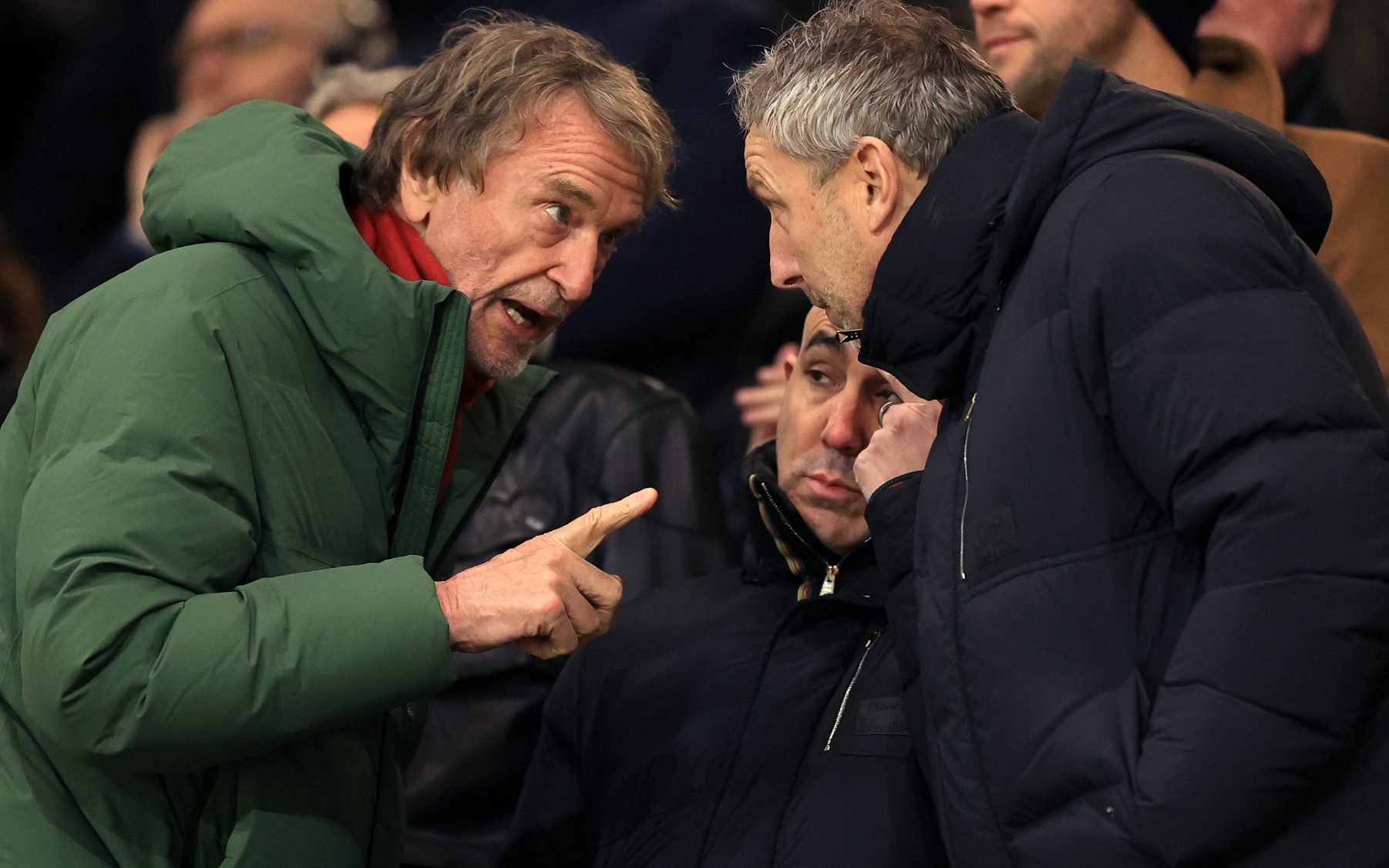 Sir Jim Ratcliffe, Omar Berrada and Jason Wilcox