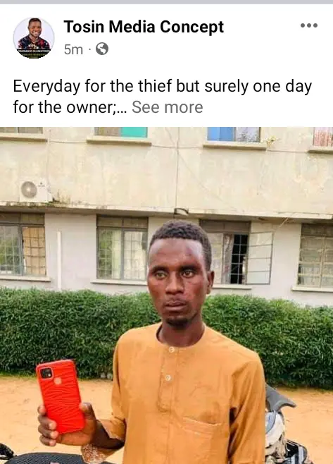 Suspected thief nabbed 8 months after he allegedly stole a phone and withdrew N500,000 from victim
