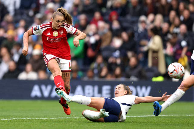 Georgia Standway found the equaliser for Arsenal