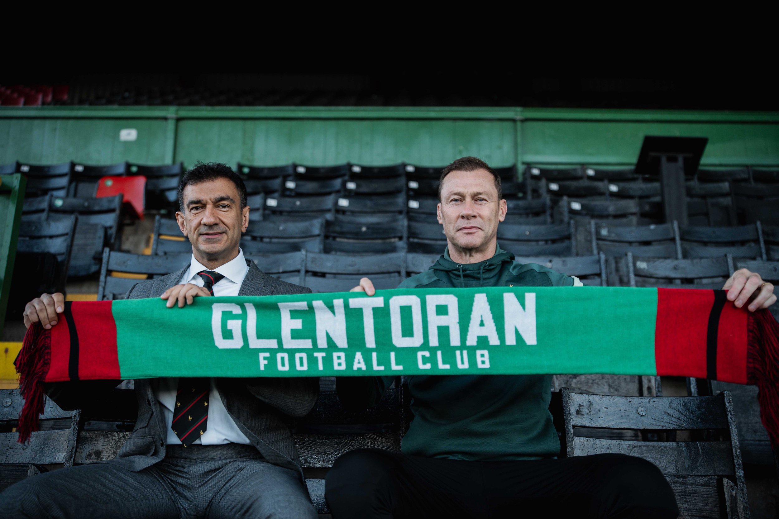 Owner Ali Pour (left) conducted an extensive coaching search before alighting on Ferguson