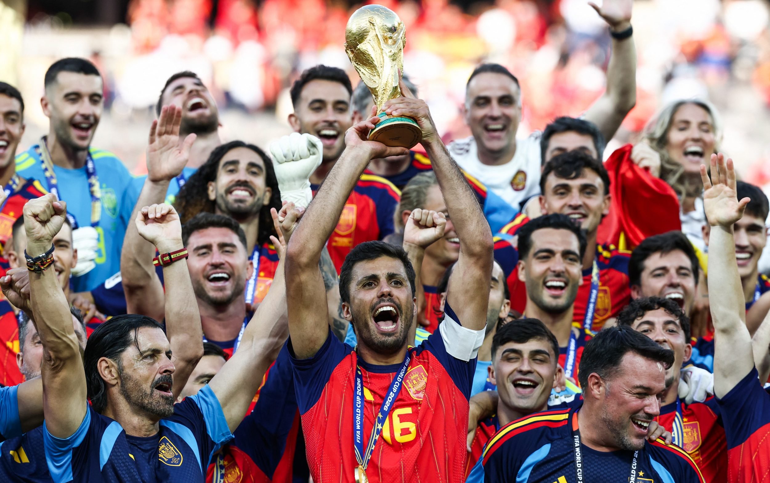 Rodri lifts Spain's second World Cup trophy