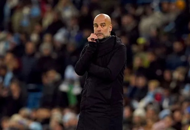 Manchester City manager Pep Guardiola during the UEFA Champions League Group G match at the Etihad Stadium, Manchester. Picture date: Tuesday November 28, 2023. PA Photo. See PA story SOCCER Man City