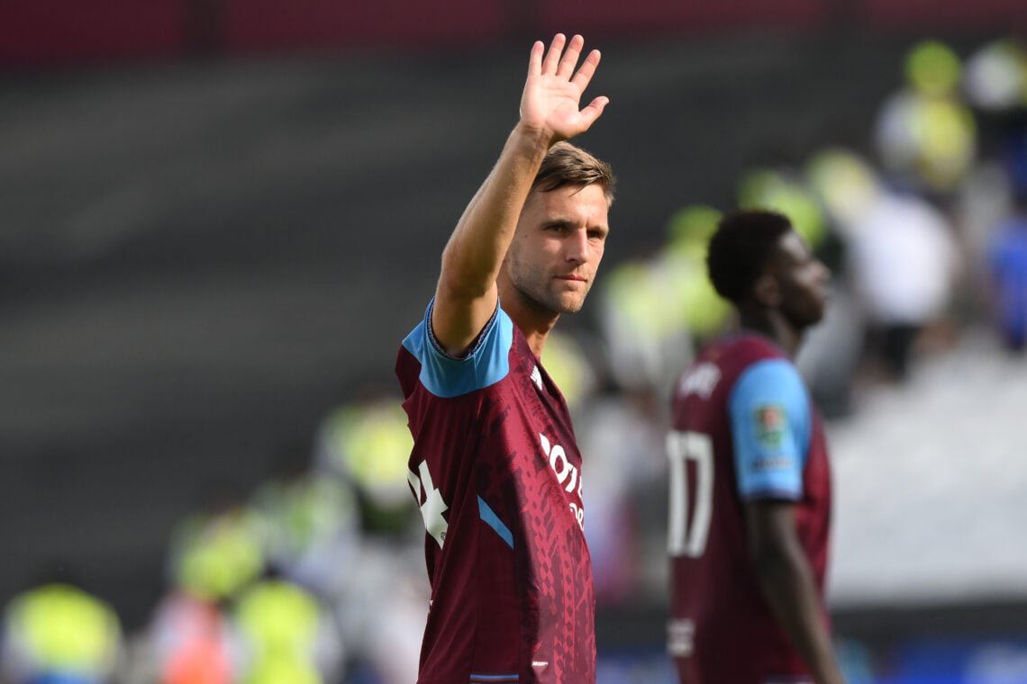 Joel Veltman- West Ham United v Portsmouth - Carabao Cup First Round