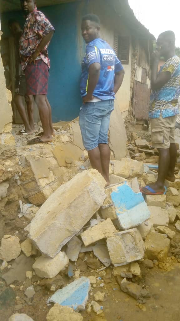 Man meets his untimely death after building collapsed on him whiles he sleeps