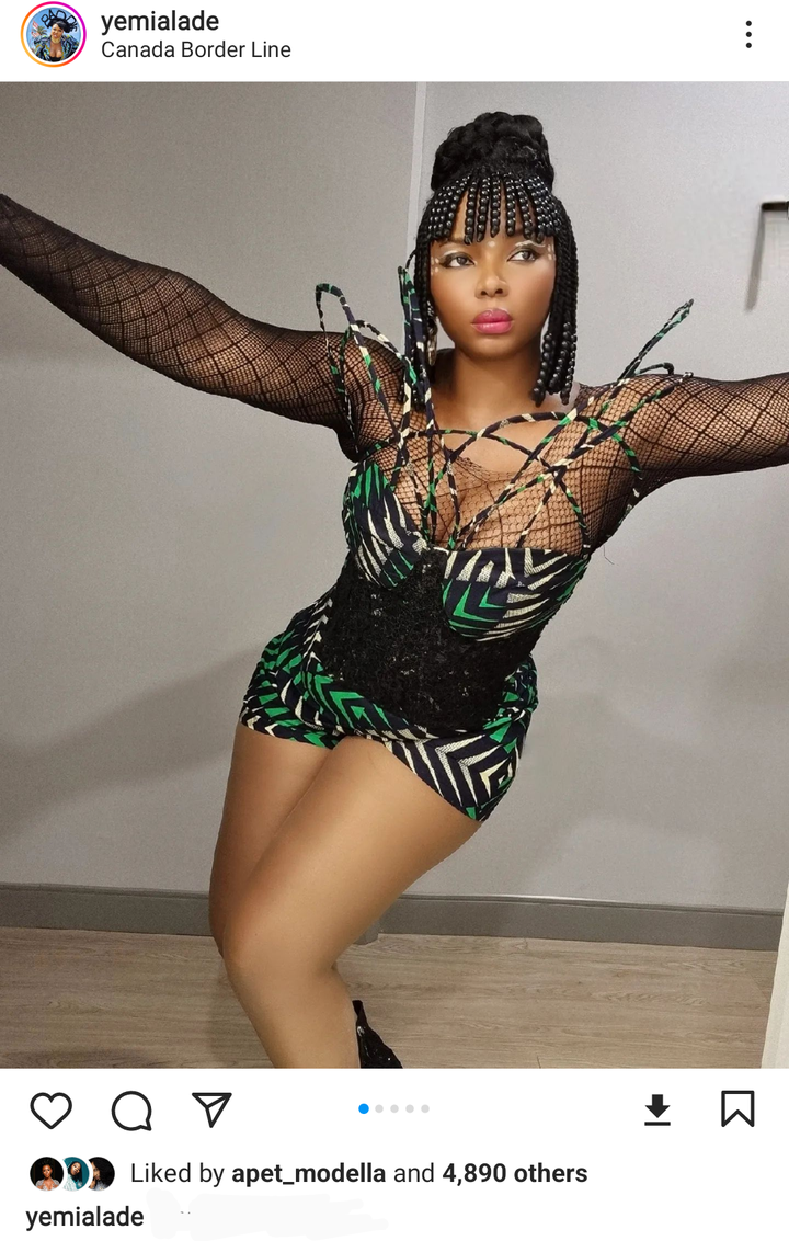 Singer Yemi Alade Shows Off The Outfit She Wore On Stage In Canada 3022