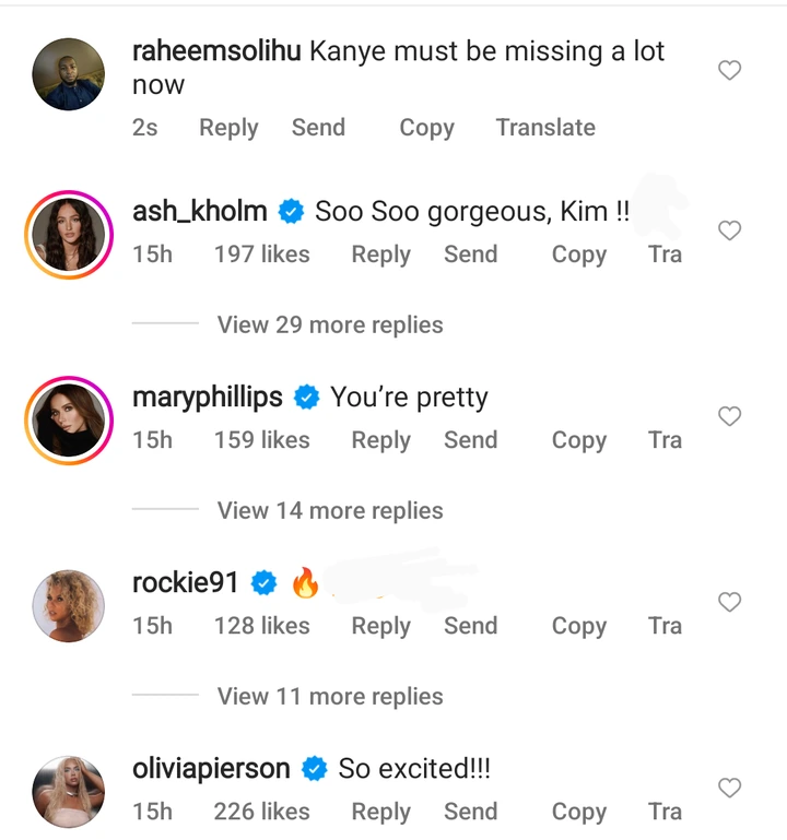 Singer Kanye West's Ex-Wife, Kim Kardashian Stir Reactions With New Photos Of Herself On Instagram