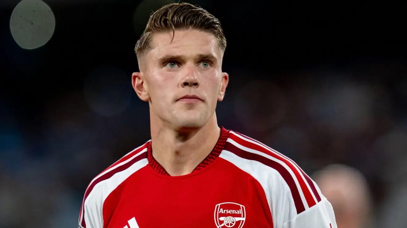 Arsenal striker Viktor Gyokeres during a match