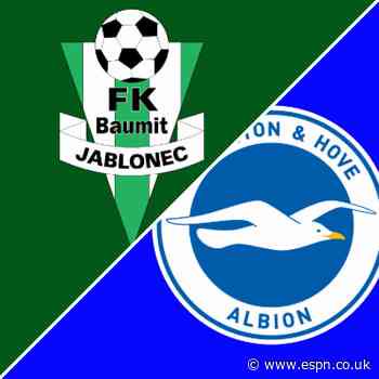 Brighton held by Jablonec in as winning run ends