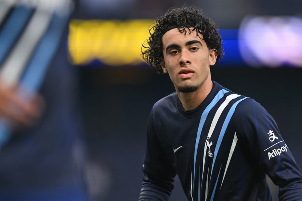 Luca Williams-Barnett is out with Tottenham Hotspur's first team as they train in Marbella ahead of their Premier League match against Coventry