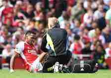 Timber suffered an ACL rupture against Nottingham Forest on the Prem's opening day