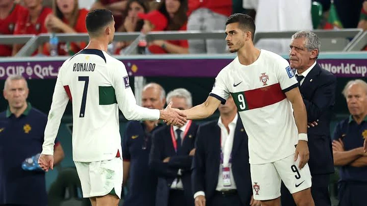 Cristiano Ronaldo wife, Georgina Rodriguez flew their kids to Qatar to watch their dad's match against South Korea (Photos) 