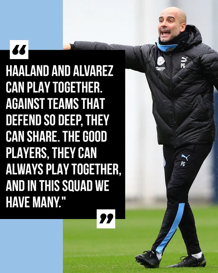 EPL: How Pep Guardiola can start Haaland and Alvarez against Everton this weekend