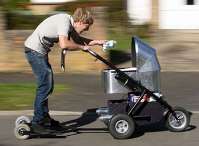 baby stroller and scooter hybrid