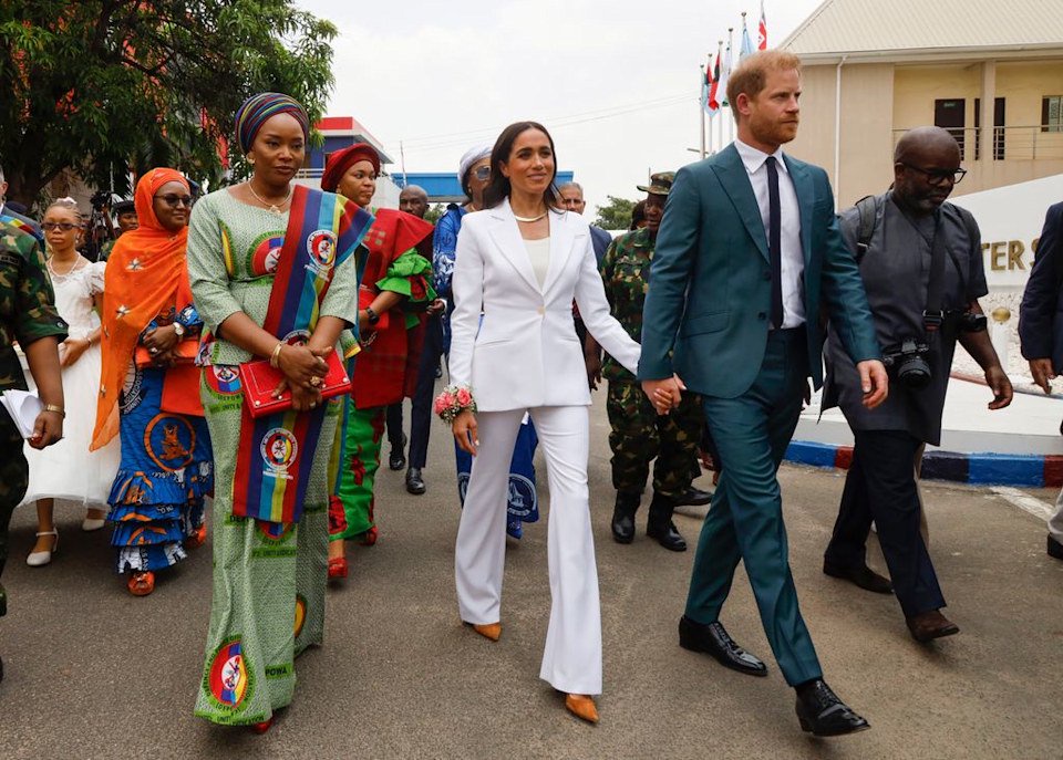 meghan and harry in suits nigeria 