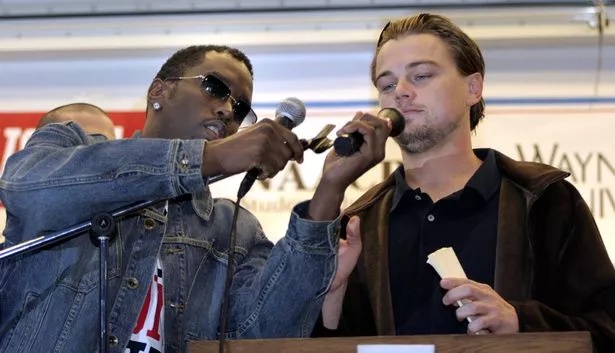 Sean "P. Diddy" Combs and actor Leonardo DiCaprio