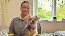 Qays Najm/BBC Chloe and her dog Teddy
