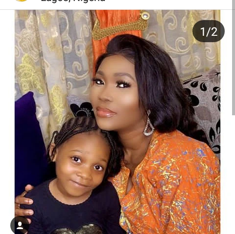 See Lovely Photos Of Popular Yoruba Actress Yewande Adekoya, Her Husband And Two Cute Children