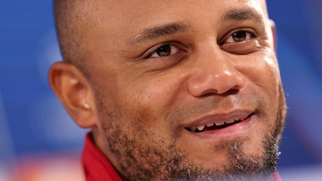 Vincent Kompany, treinador do Bayern Munique, na antevisão ao jogo com o Benfica (ANNA SZILAGYI/EPA)