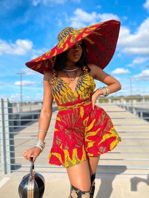 Trendy And Gorgeous Ankara Beachwear For Charming Ladies Get the