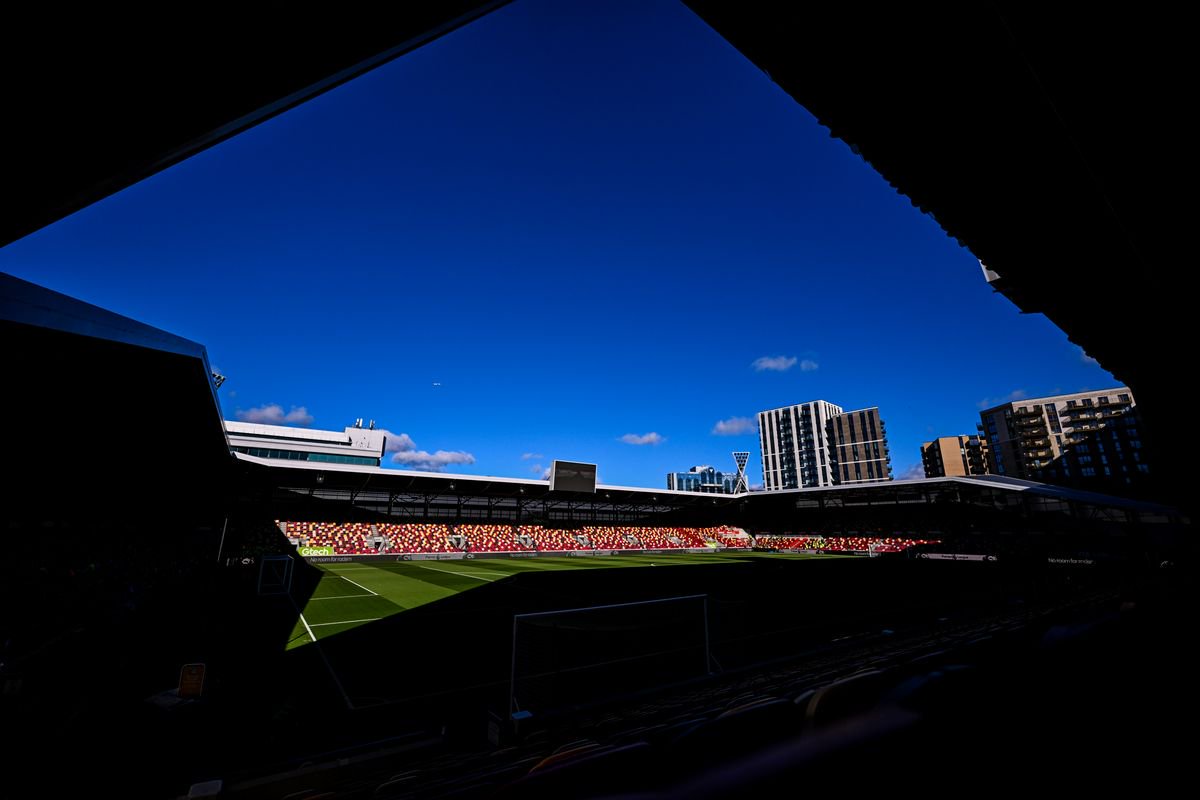 General view before the Premier League 2026/27 match between Brentford and Liverpool FC at Gtech Community Stadium
