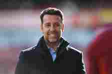 Edu Gaspar, Sporting Director of Arsenal looks on prior to the Barclays Women's Super League match between Arsenal FC and Tottenham Hotspur at Emir...