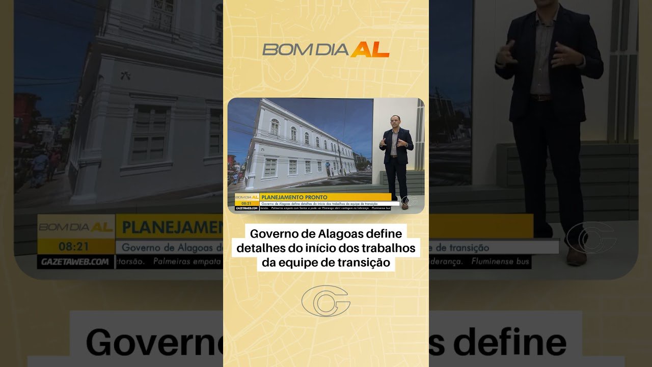 Governo de Alagoas define detalhes do início dos trabalhos da equipe de transição