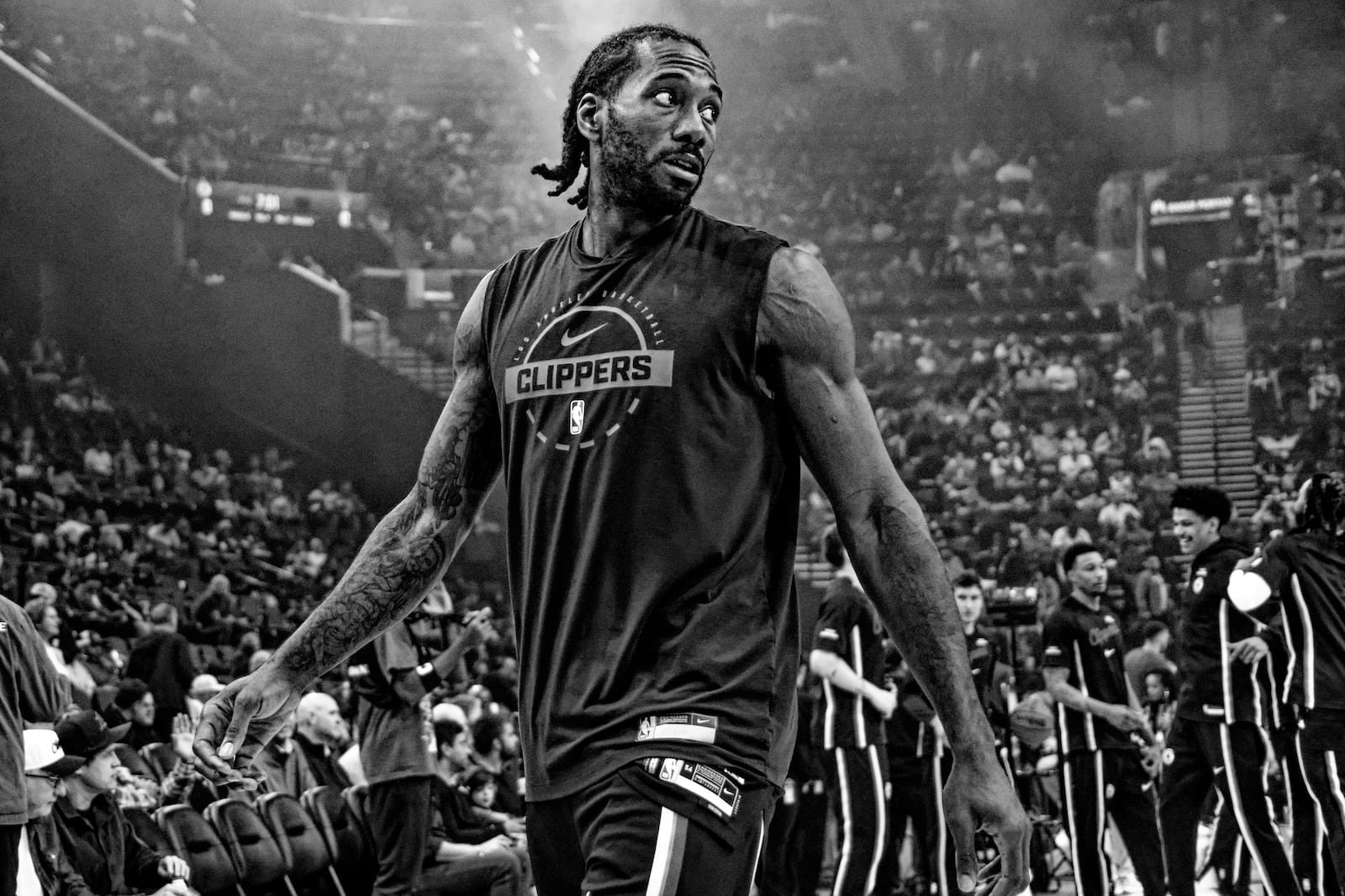 Kawhi Leonard came to the Clippers after winning the title with the Toronto Raptors. Photograph: Kevin Terrell/Getty