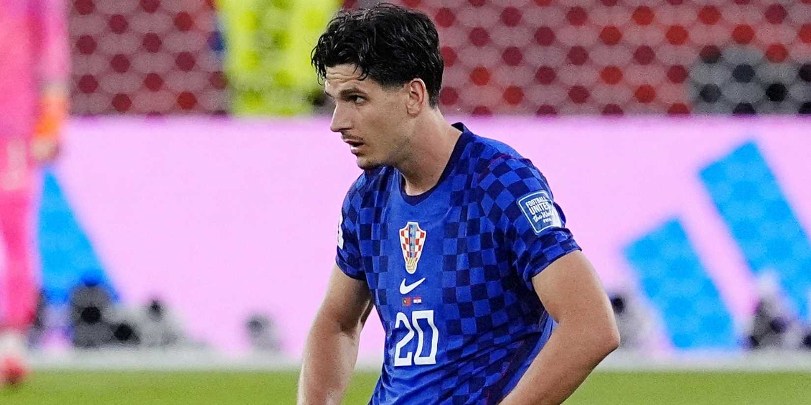 Ignor Matanovic in action for Croatia vs Portugal