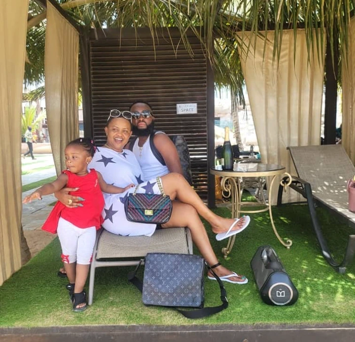 New beautiful photos of Nana Ama McBrown, Her Husband, and Baby Maxin show their love