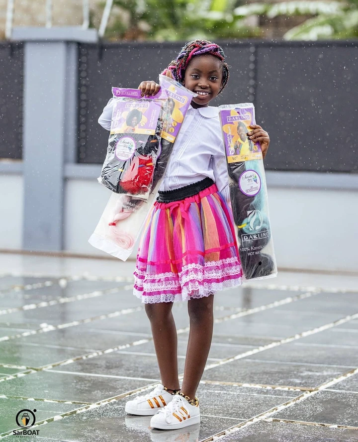 Okyeame Kwame shows Ghanaians that his daughter is the prettiest in the country (photos)