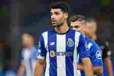 Mehdi Taremi of FC Porto looks on during the UEFA Champions League match between FC Shakhtar Donetsk and FC Porto at Volksparkstadion on September ...