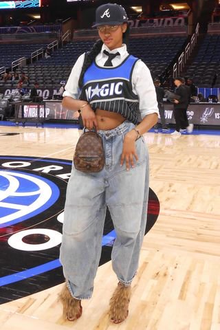 Angel Reese at an Orlando Magic gameCredit: Angel Reese/Instagram