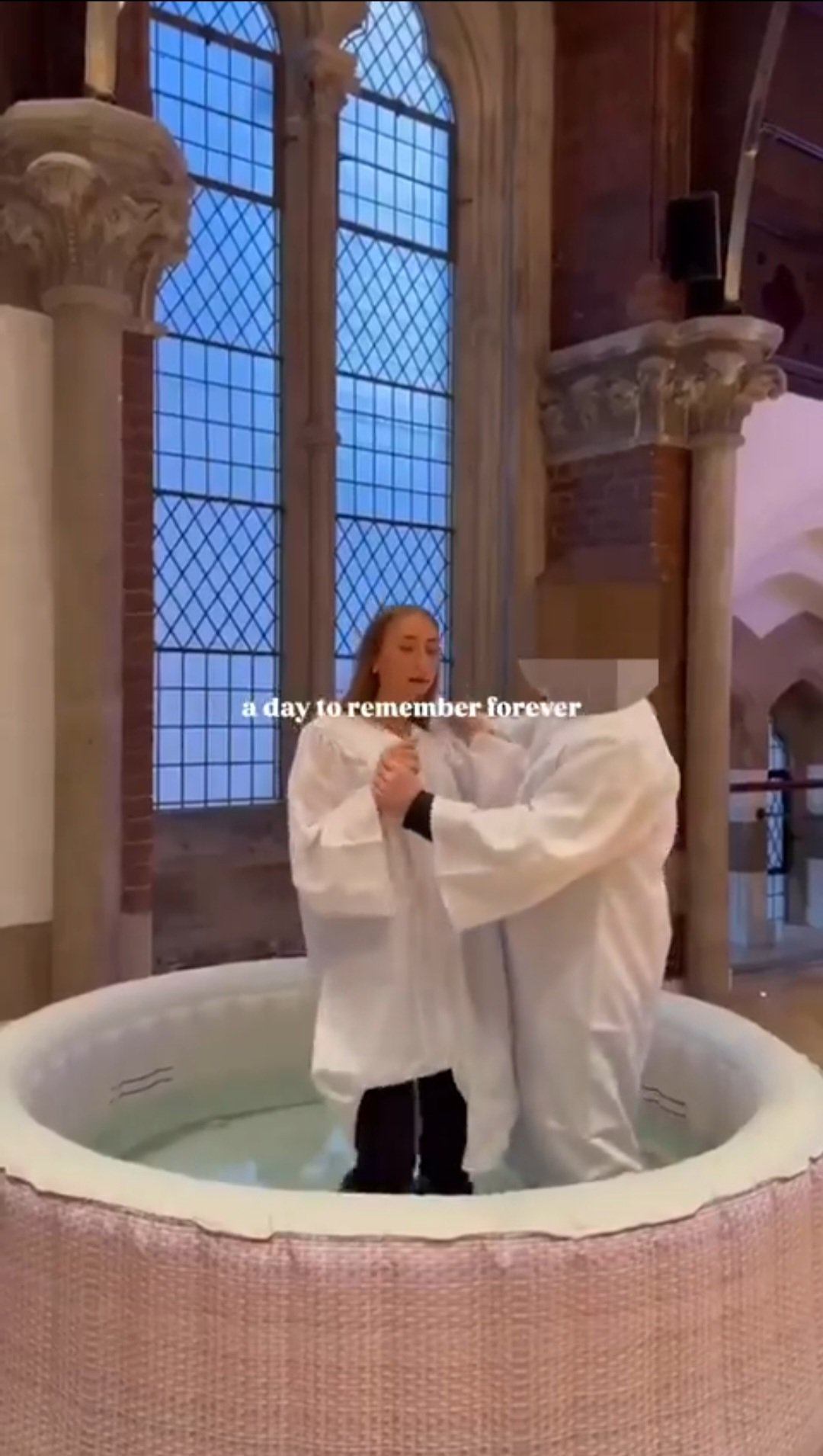 Lily Phillips, the adult content creator who went viral for sleeping with 1000 men in one day, gets baptised (video)