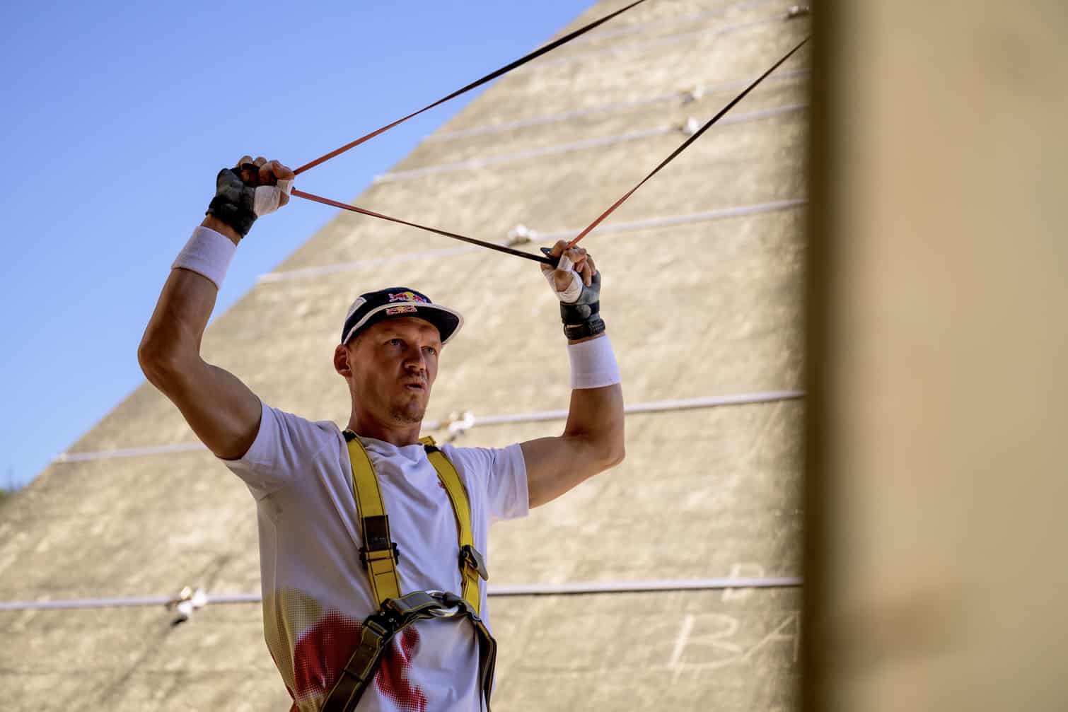 Thomas Van Tonder is seen during preparation for Red Bull Bridge Bars at Bloukrans Bridge in South Africa, on September 30, 2026. Picture: Craig Kolesky / Red Bull Content Pool