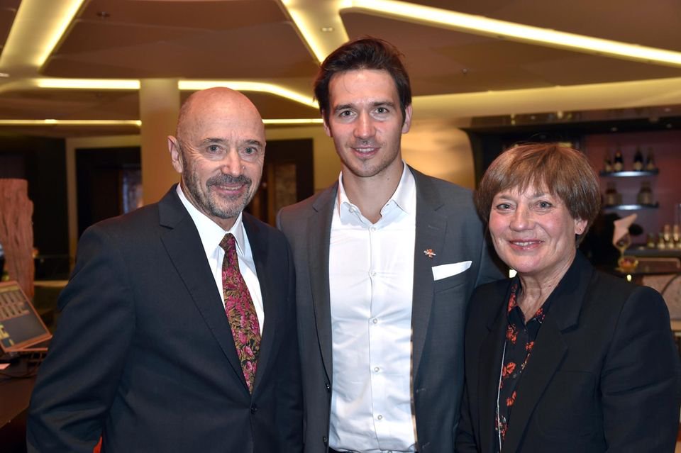 Christian Neureuther, Felix Neureuther und Rosi Mittermaier im Jahr 2016