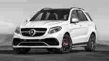 3/4 front view of 2019 Mercedes-AMG GLE 63