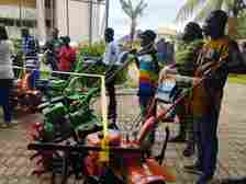 Women , Youth Farmers In Anambra Receive  Rice Production Equipment , Creche Furniture Under  VCDP-AF