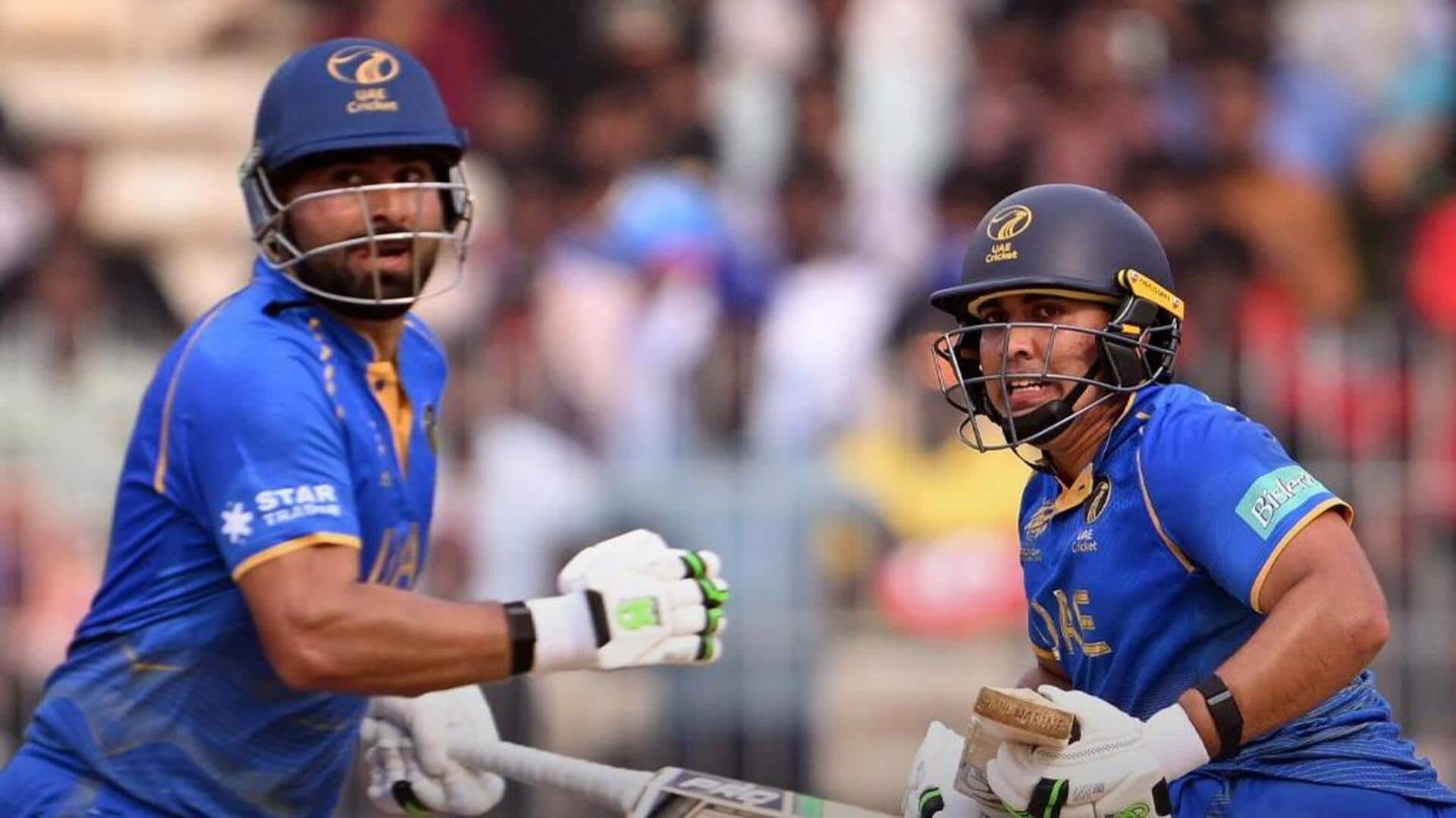 T20 World Cup: UAE's Waseem, Sharafu shine against New Zealand