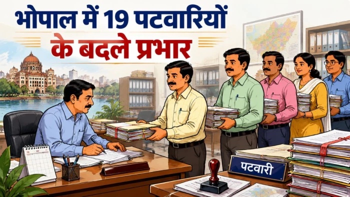 Bhopal Transfer News: भोपाल कलेक्टर ने बदले 19 पटवारियों के प्रभार, जानिए किसे मिली कौन सी तहसील