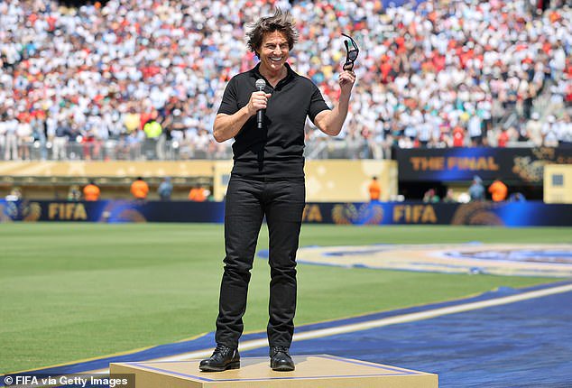 Tom Cruise opened World Cup final blockbuster with an emotional monologue