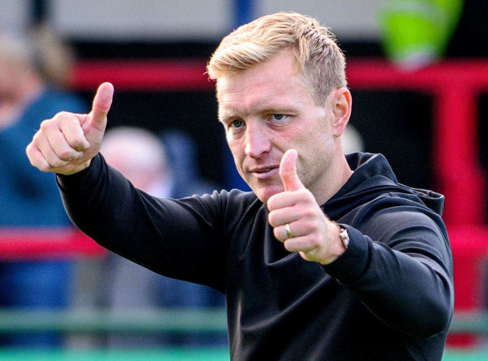 Ebbsfleet manager Josh Wright. Picture: Ed Miller/EUFC