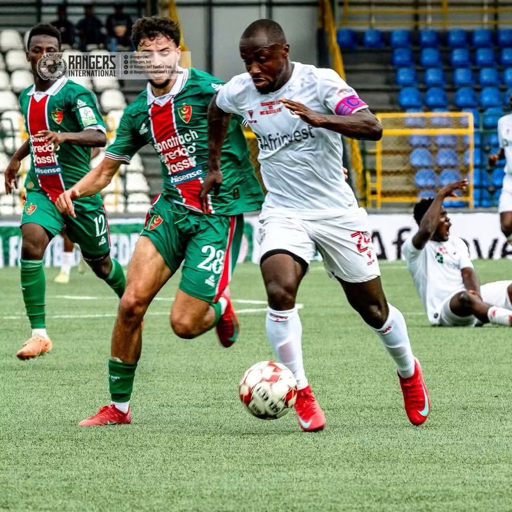Rangers Beat MC Alger 2-0 as Chaos Erupts After CAF Champions League Clash In Abeokuta