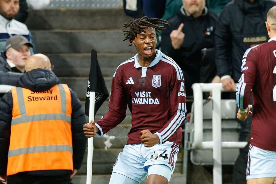 Aston Villa star Johan Manzambi.