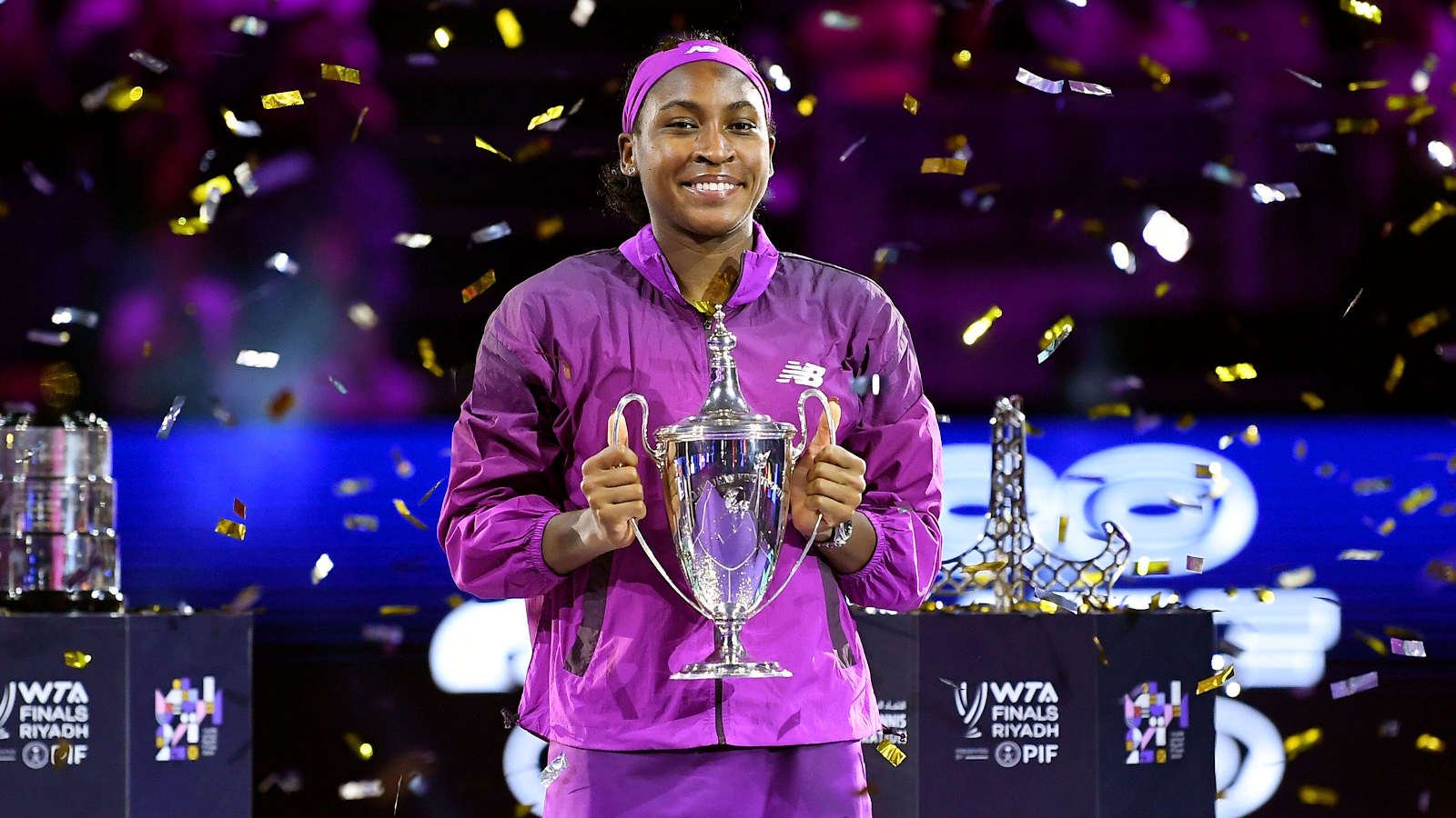 Pictured: Coco Gauff 2024 WTA Finals champion