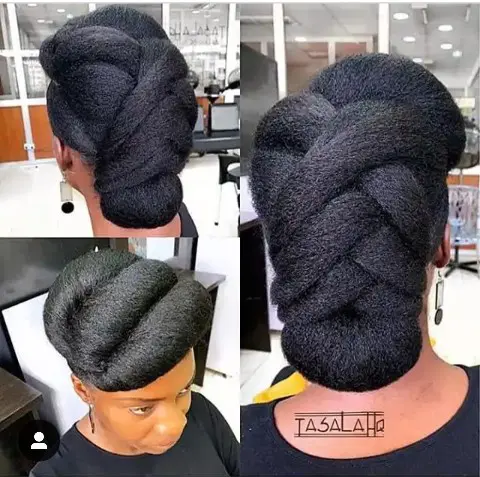 Beautiful ways you can wrap natural hair to look stunning (photos)