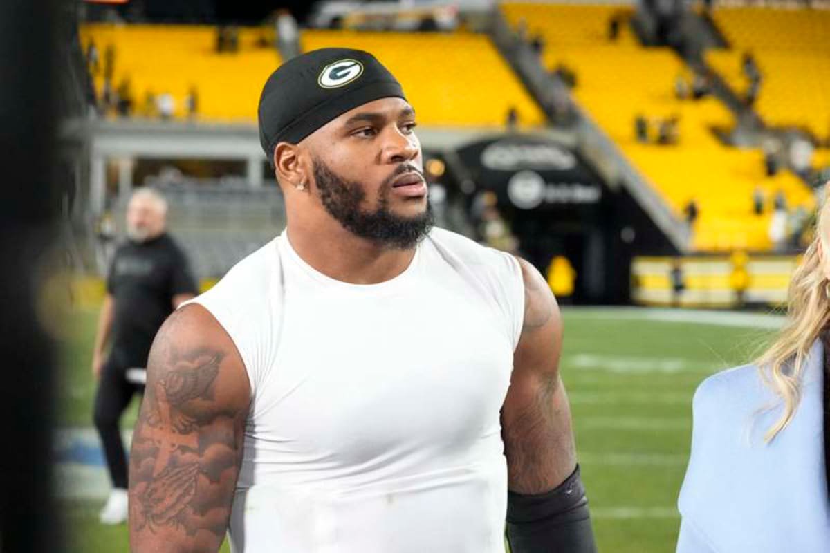 October 26, 2025, Pittsburgh, Pennsylvania, USA: October 26, 2025: Micah Parsons 1 during the Pittsburgh Steelers vs Green Bay Packers at Acrisure Stadium in Pittsburgh PA. Brook Ward / Apparent Media Group Pittsburgh USA – ZUMAa234 20251026_zsa_a234_300 Copyright: xAMGx ©IMAGO/ZUMA Press Wire