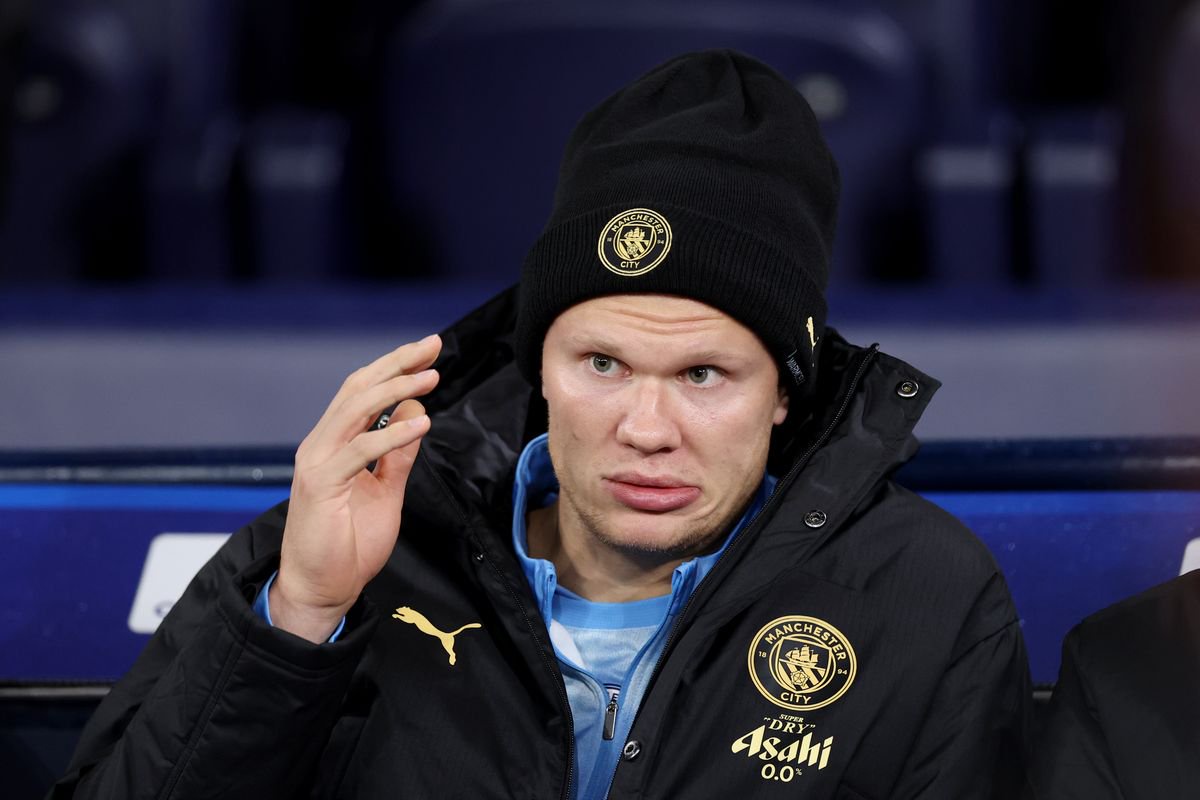 Erling Haaland sat out the win in midweek