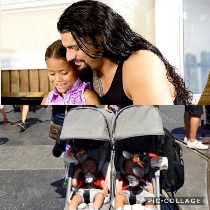 Roman Reigns and his kids | Roman reigns family, Roman reigns wife, Roman  reigns daughter