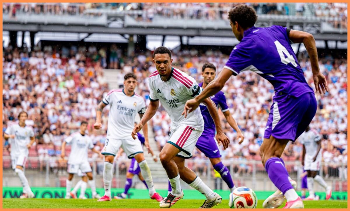 Trent Alexander-Arnold in action in pre-season